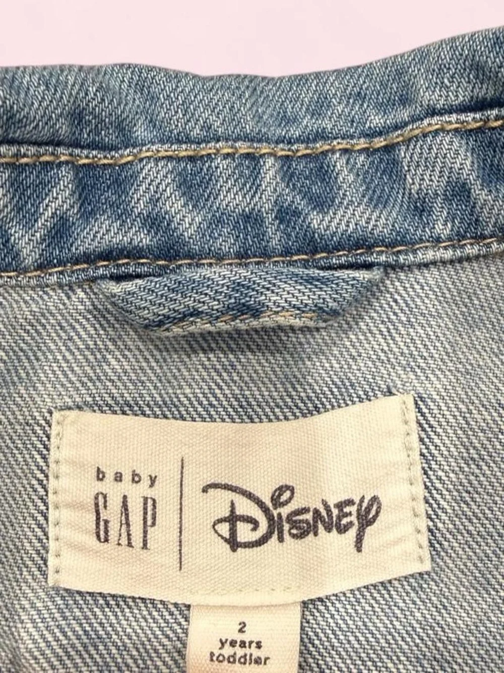 Baby GAP x Disney Minnie Mouse Denim Jacket Toddler Girls 2T